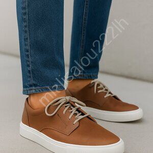 NISOLO Diego Low Top Sneaker – Men’s Size 8 – Tobacco – NEW in Box UNISEX